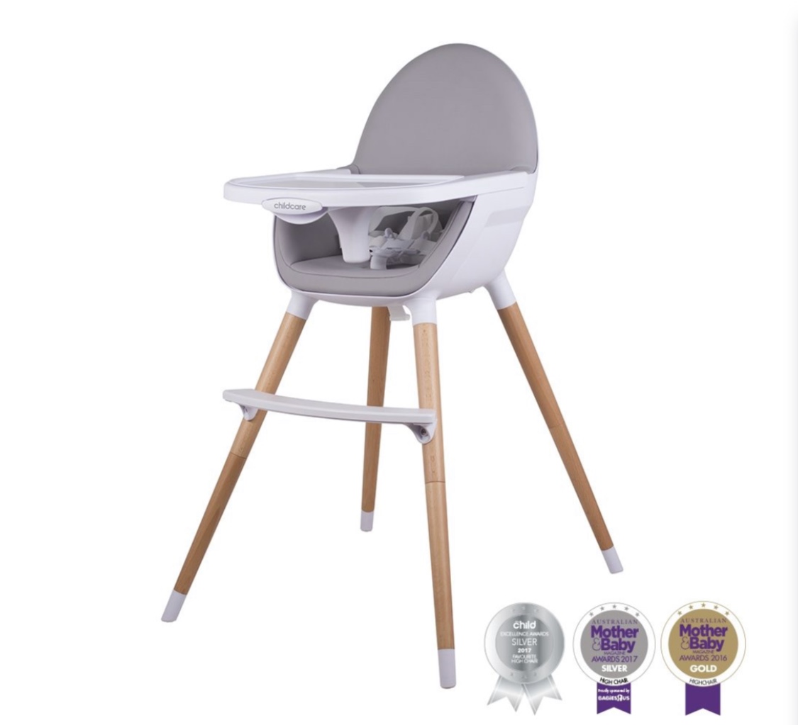 POD TIMBER HIGH CHAIR