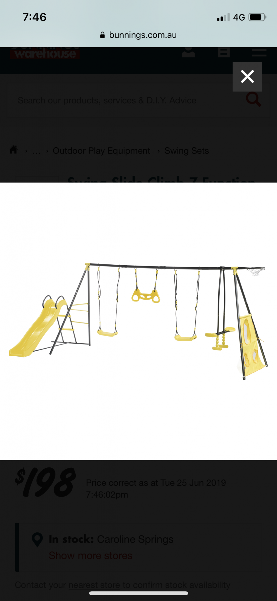 Swing Slide Climb 7 Function Swing Set