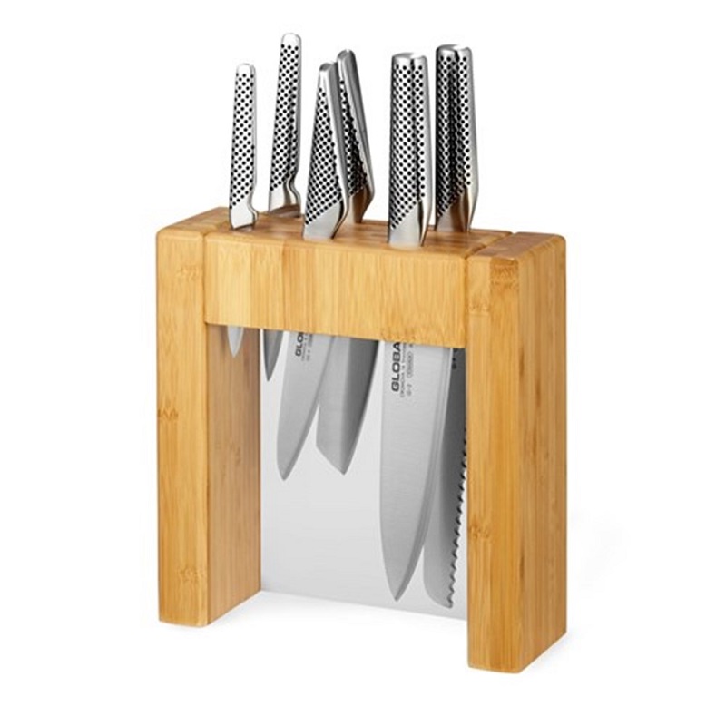 Global Ikasu Knife Block Set 7 pc