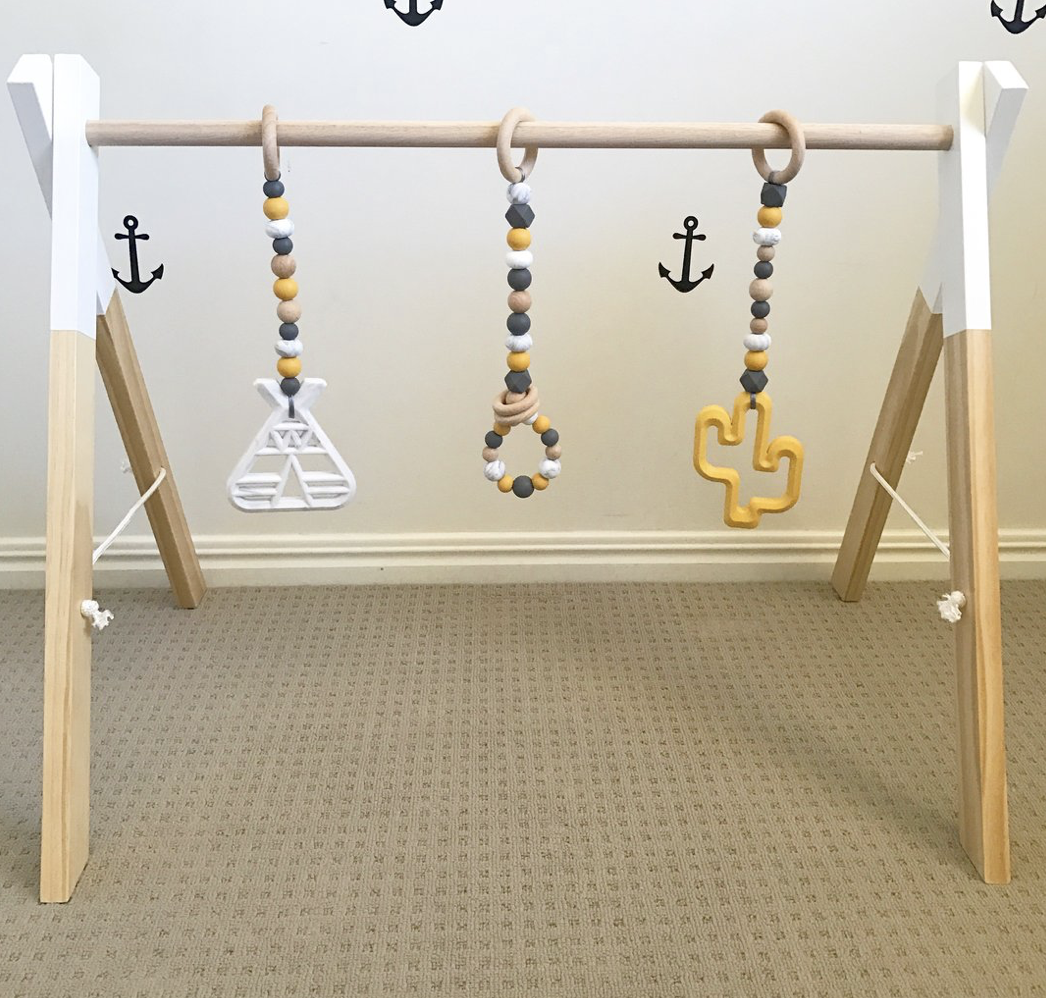 Wooden Baby Gym Frame