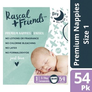 Rascal + Friends newborn nappies