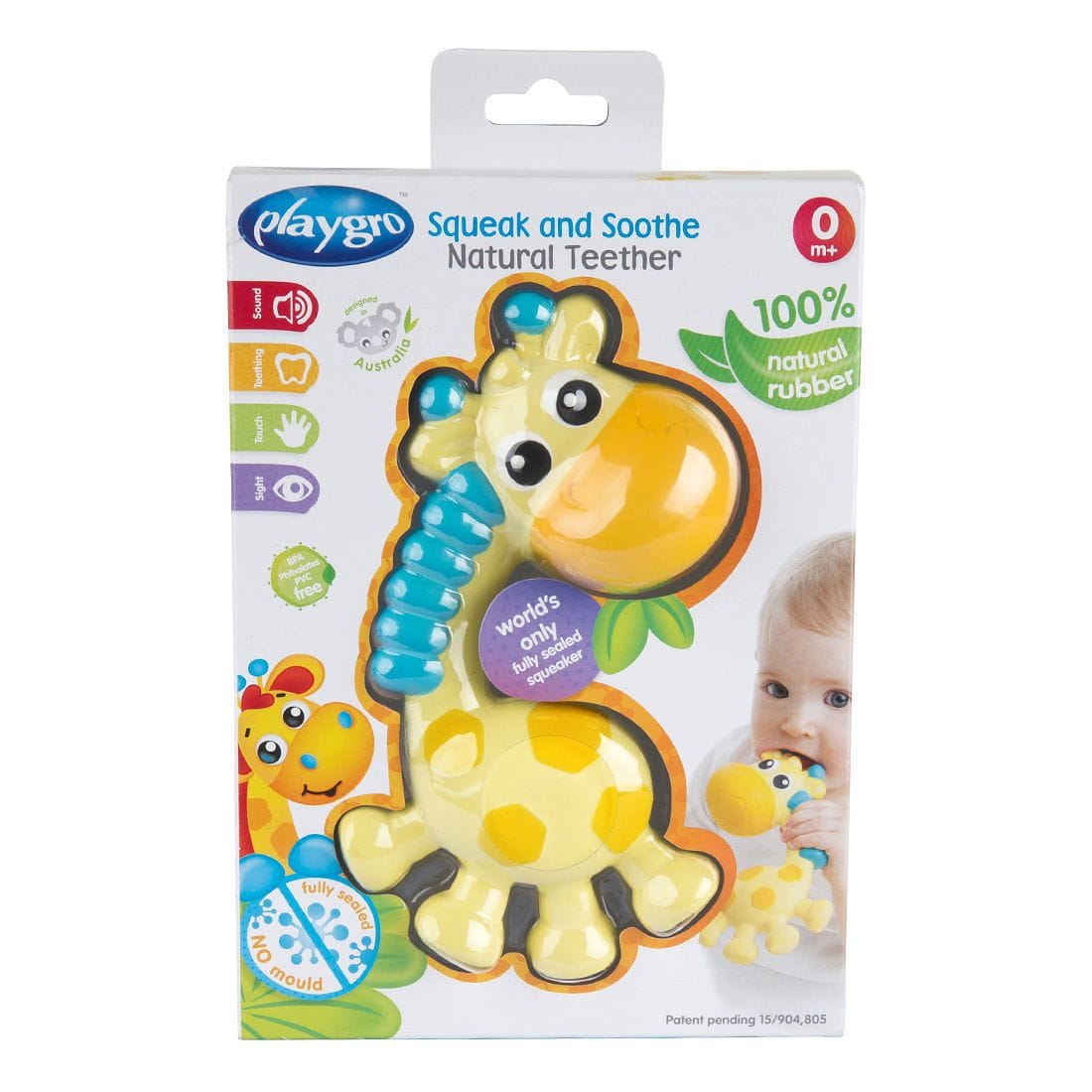 Squeak and Soothe Natural Teether