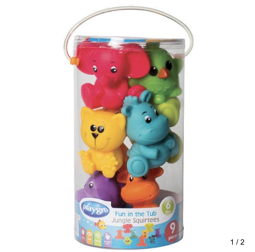 Playgro Fun In The Tub Jungle Squirtees