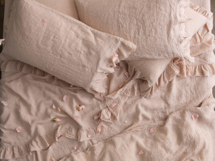In The Sac Embroidered Linen Sheet Set - Queen
