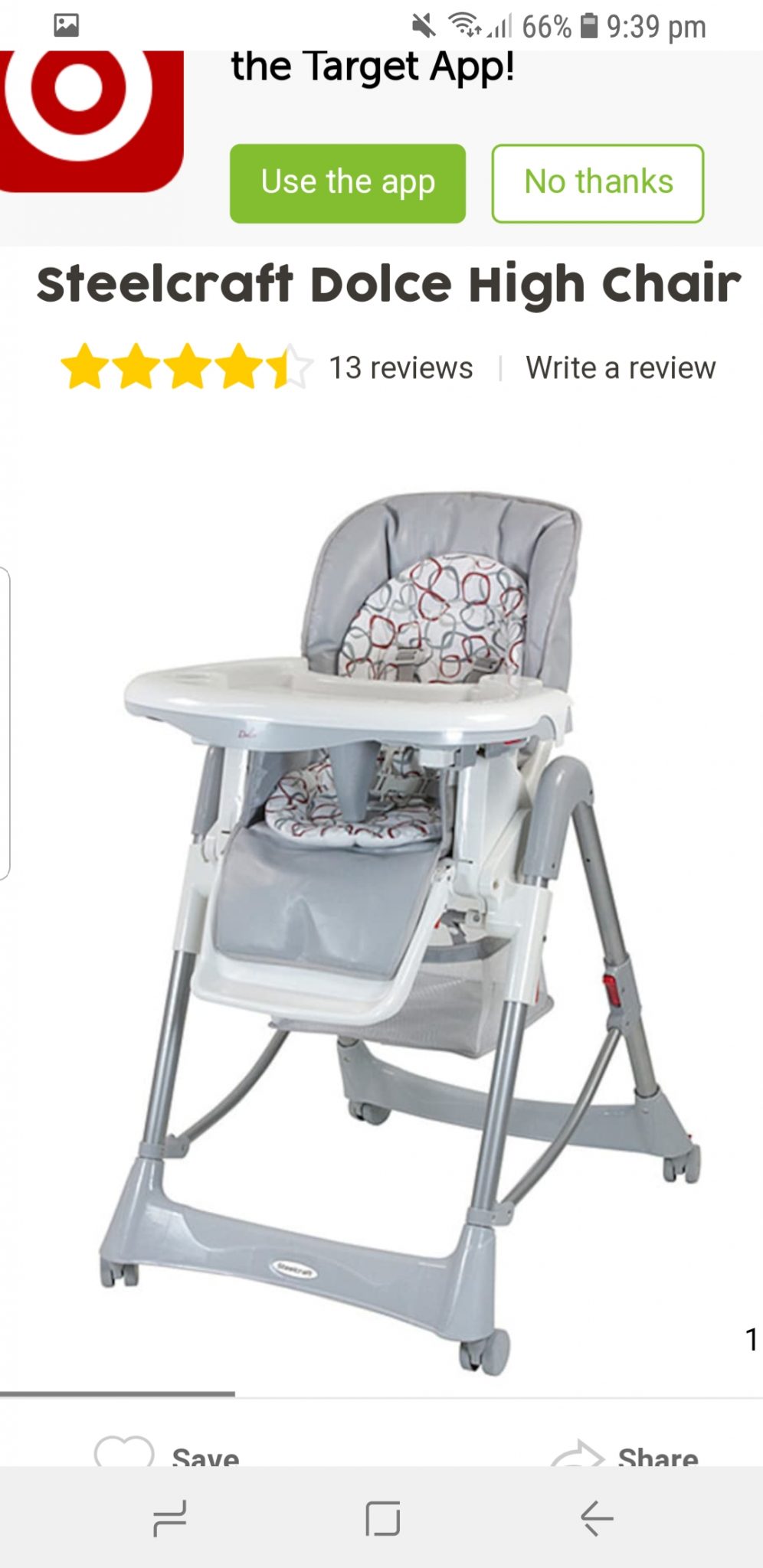 High chair