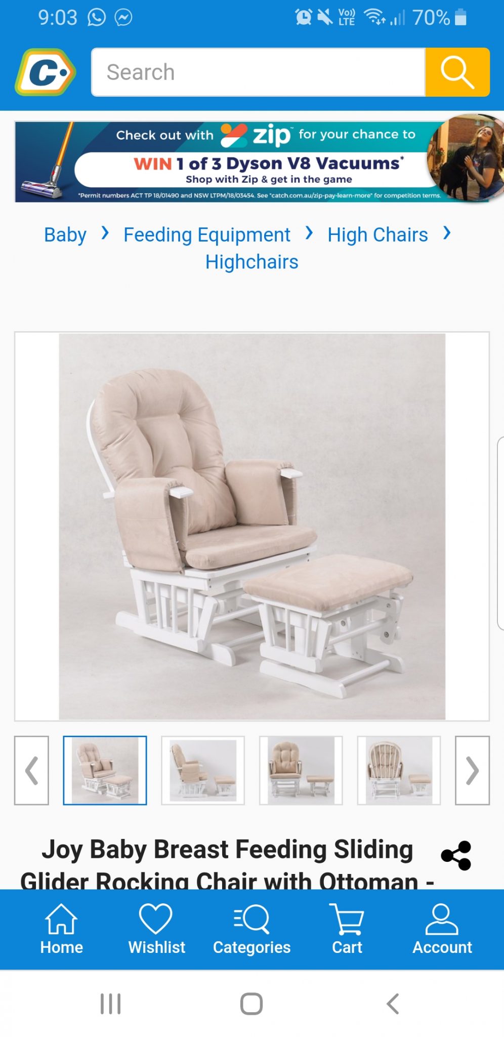 Glider Rocking Chair