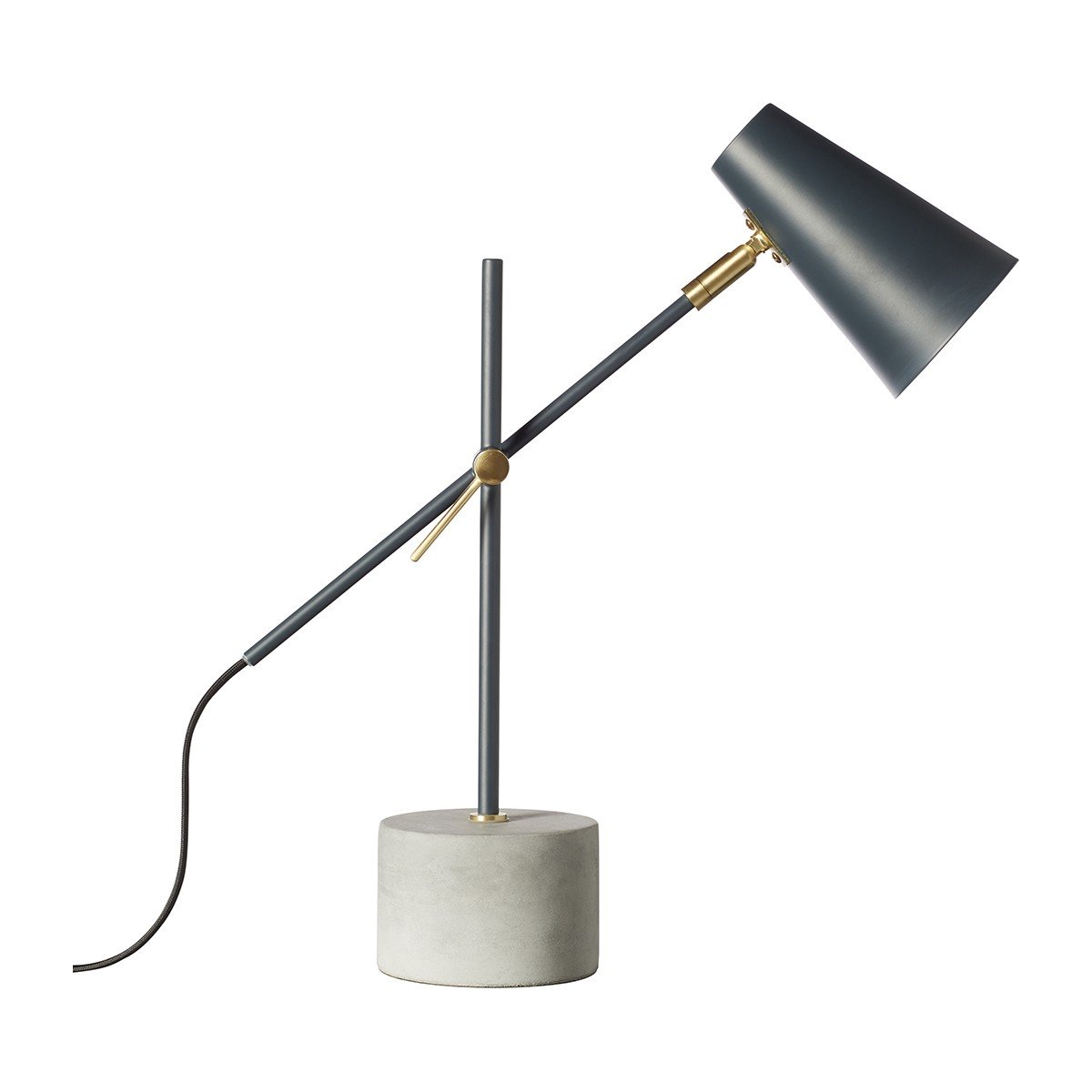 2x Kenny Table Lamp (Charcoal)