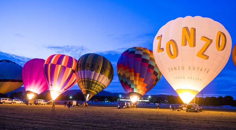 For Fun: Yarra Valley Hot Air Balloon Ride and Breakfast for 2