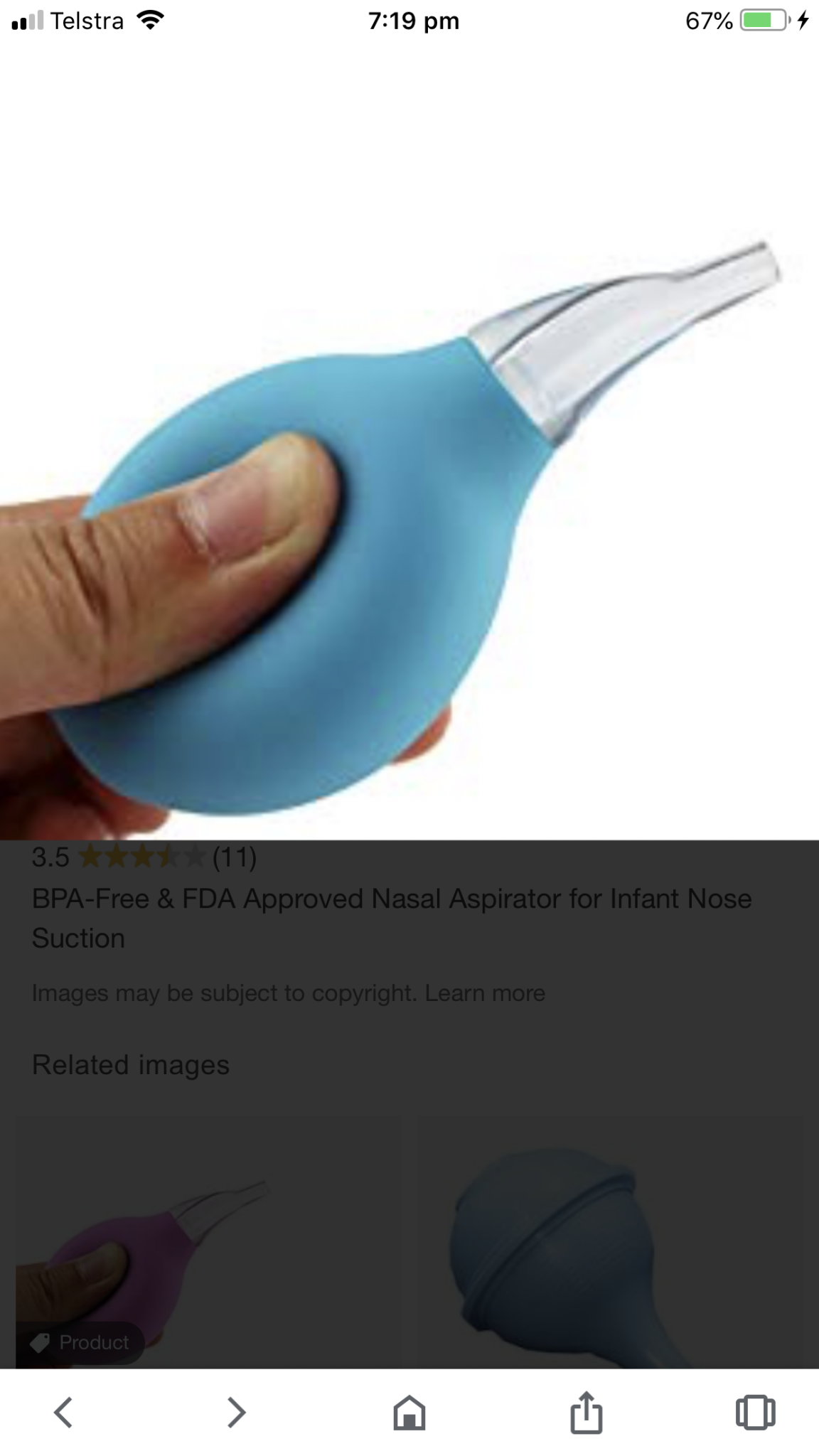 Suction bulb/ nasal aspirator