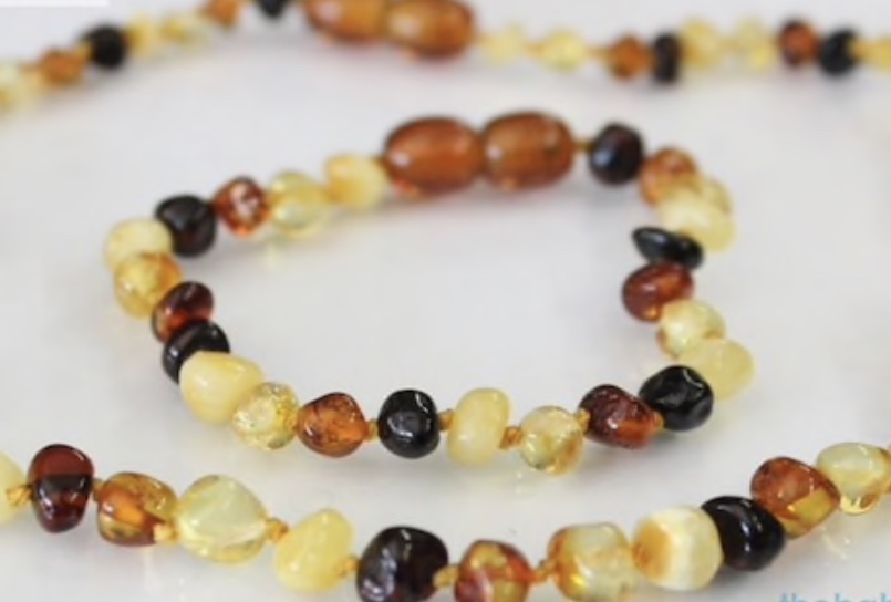 Amber teething set for baby