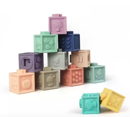 Arabella and Autumn Silicone Building Blocks