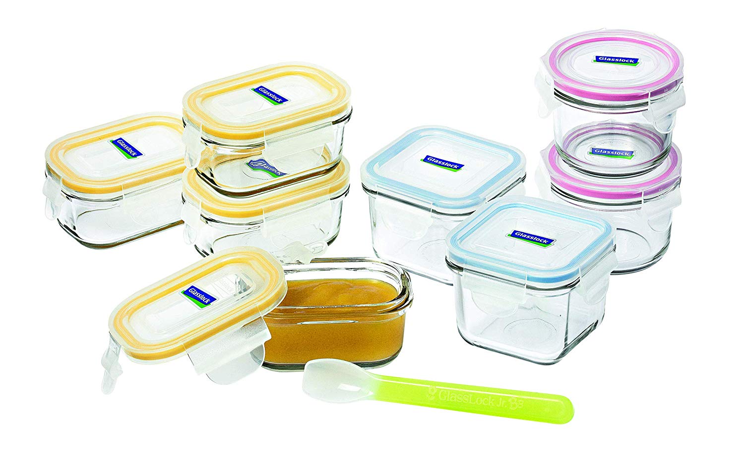 9 Piece Glass food storage containers