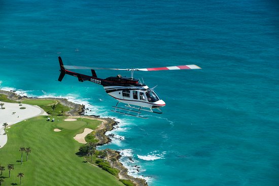 Helicopter ride - Nassau, Bahamas