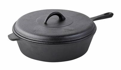 SMITH & NOBEL Raw Cast Iron Frypan 29.5cm