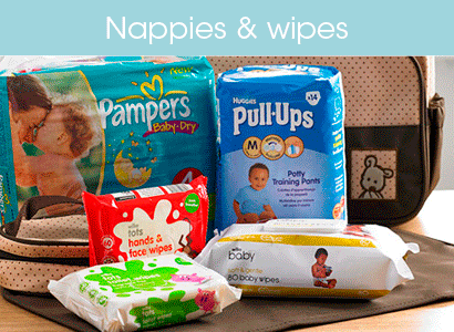 Nappies, wipes and sanitary items