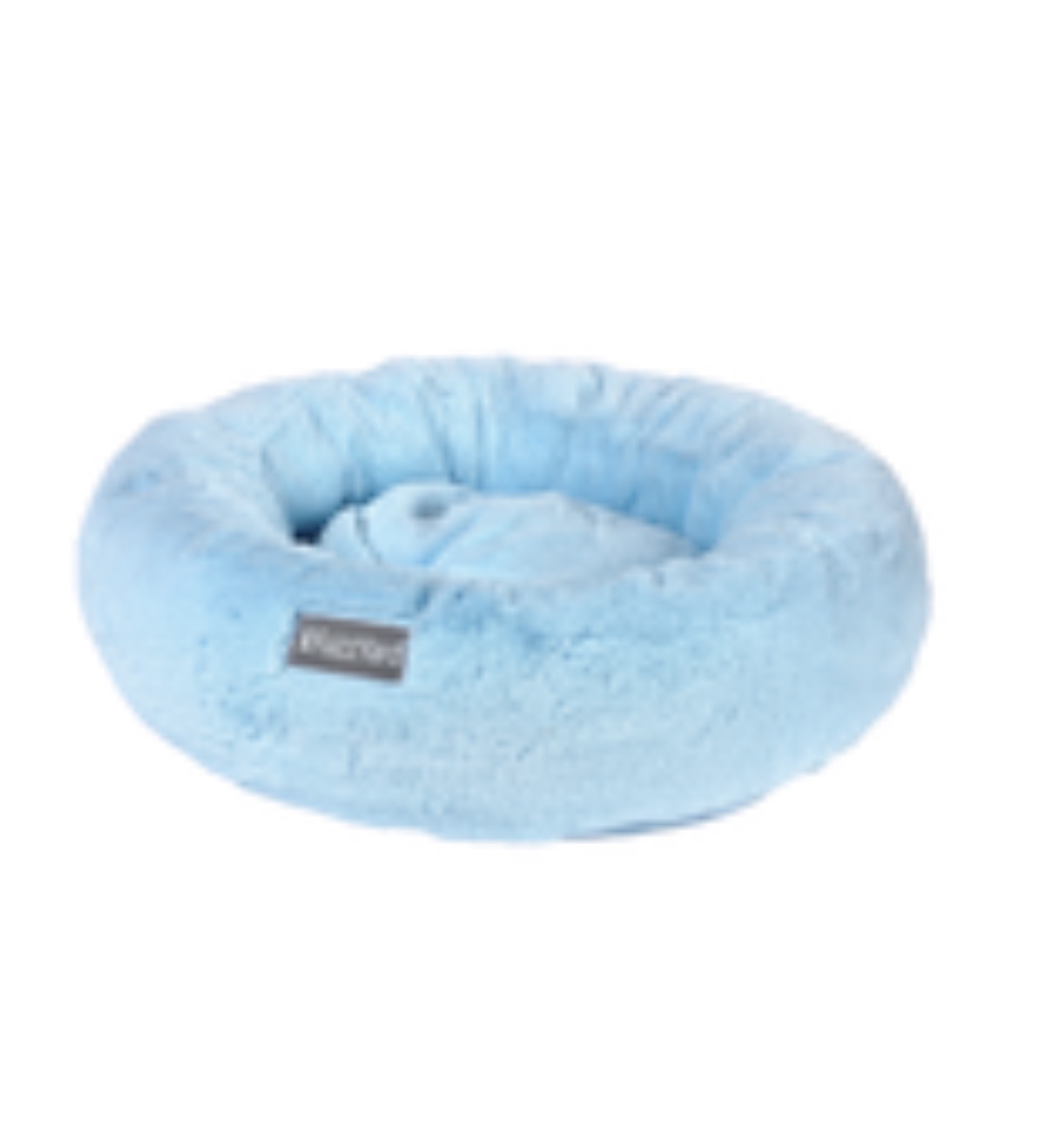 Small soft bed blue