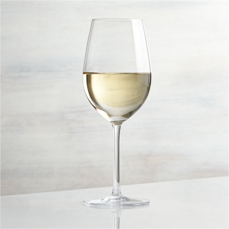 White wine glasses