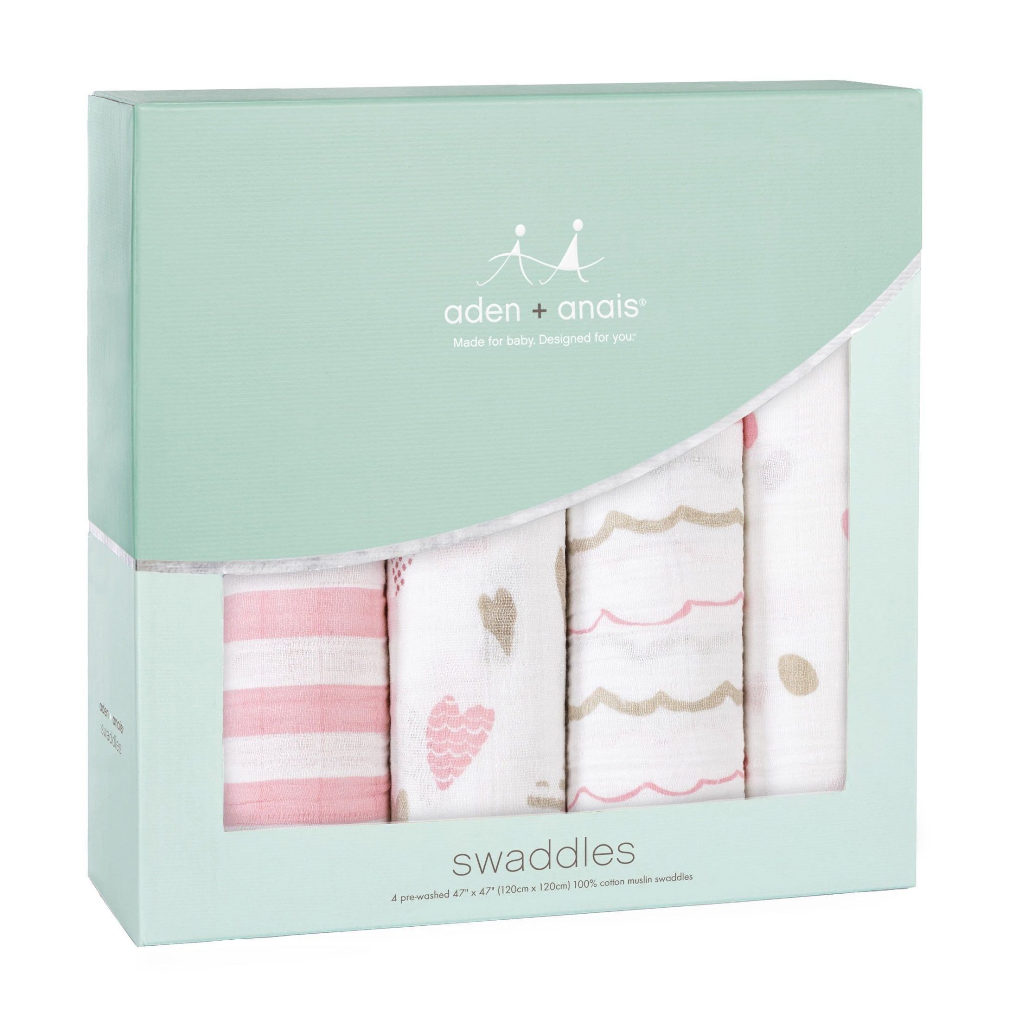 47" classic swaddle set 4-pack