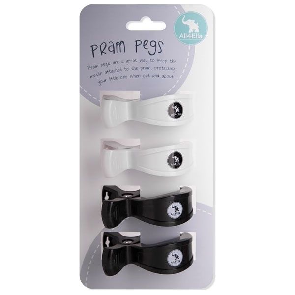 All4Ella Pram Pegs 4Pack