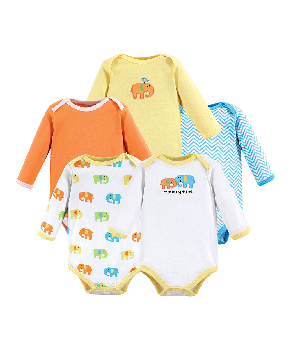 3-6months elephant bodysuit set