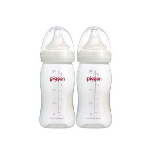 Pigeon Baby Bottles - Twin pack