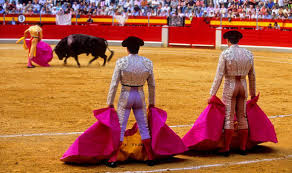 Bull fighting tickets, Spain