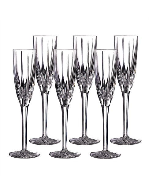 ROYAL DOULTON Flame Flutes Set of 6