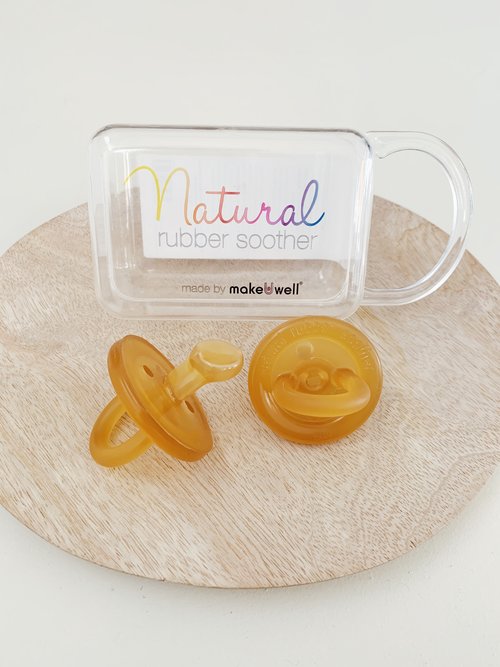 Natural Rubber Soother - Orthodontic - Twin Pack