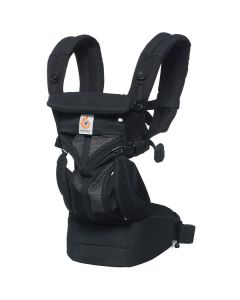 Ergobaby 360 All Position Omni Baby Carrier Cool Air Mesh Onyx Black