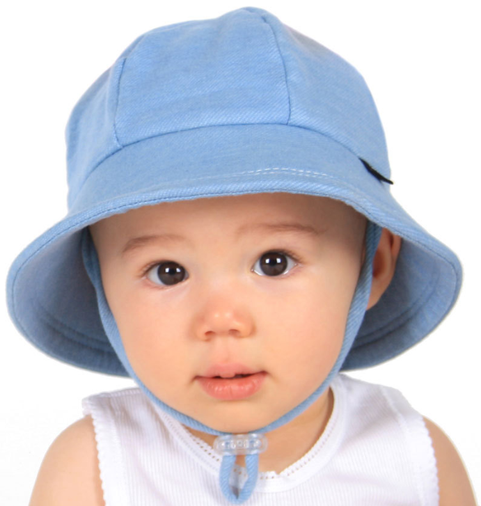 Baby Bucket Sun Hat w Toggle