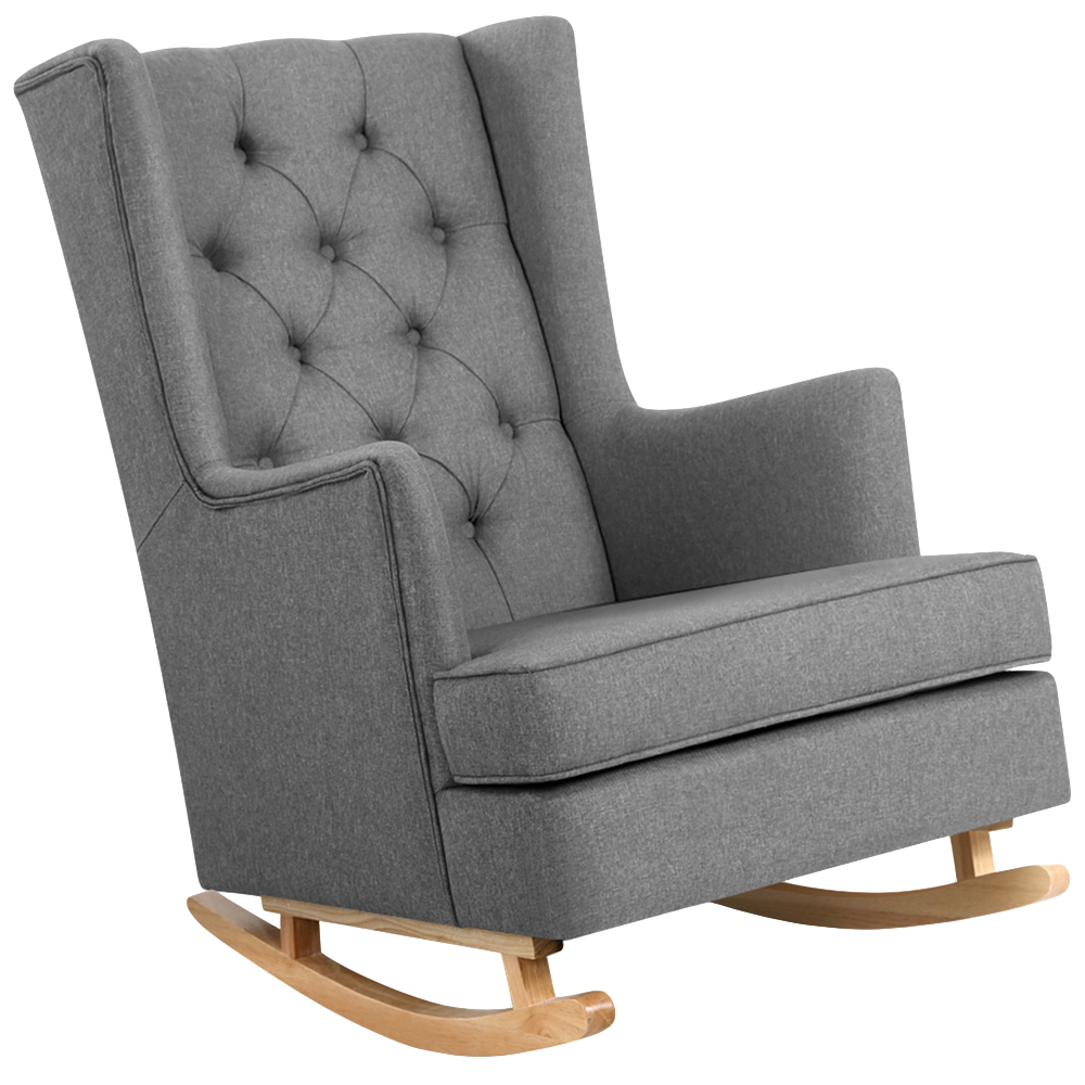 Grey Meyer Convertible rocking chair