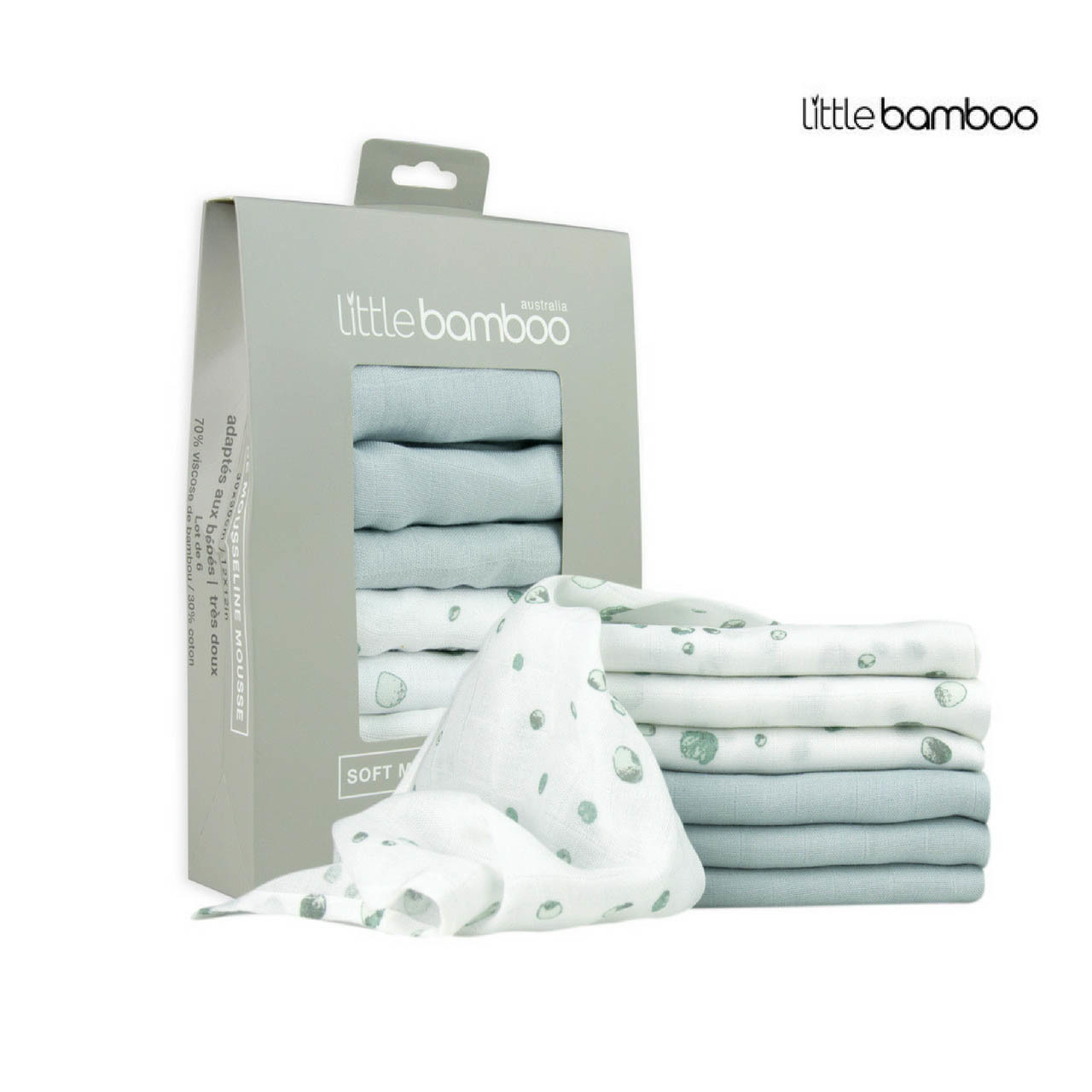 Little Bamboo Washers - 6 pack