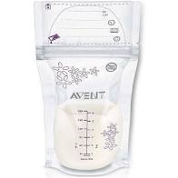 Avent 25 Pack Milk Storage Bags 180ml