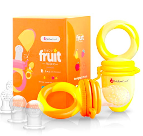 NatureBond Baby Food Feeder/Fruit Feeder Pacifier (2 Pack)