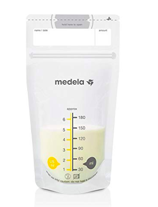 Medela Breast Milk Storage Bags 180ml 50pk