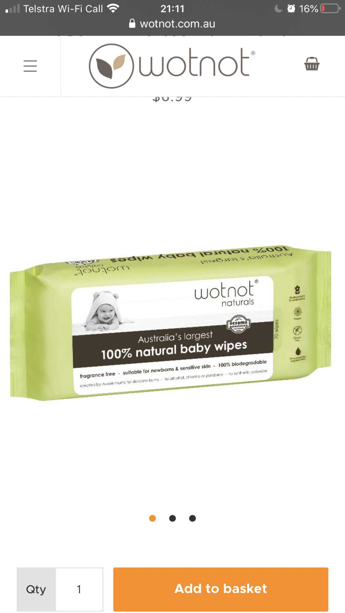 Natural/eco Baby wipes and disposable nappies all sizes
