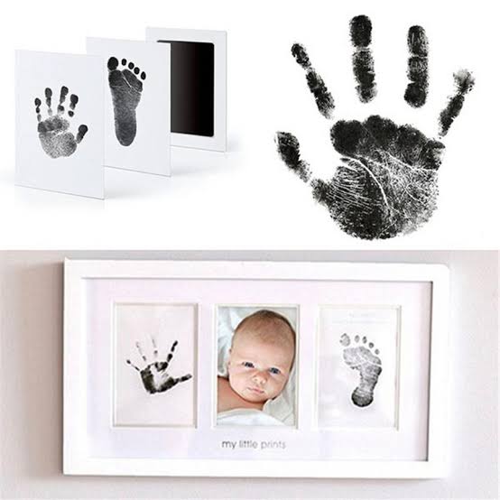 Baby foot and hand print kit