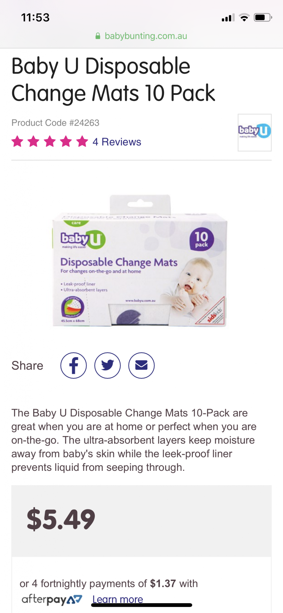 Disposable change mats