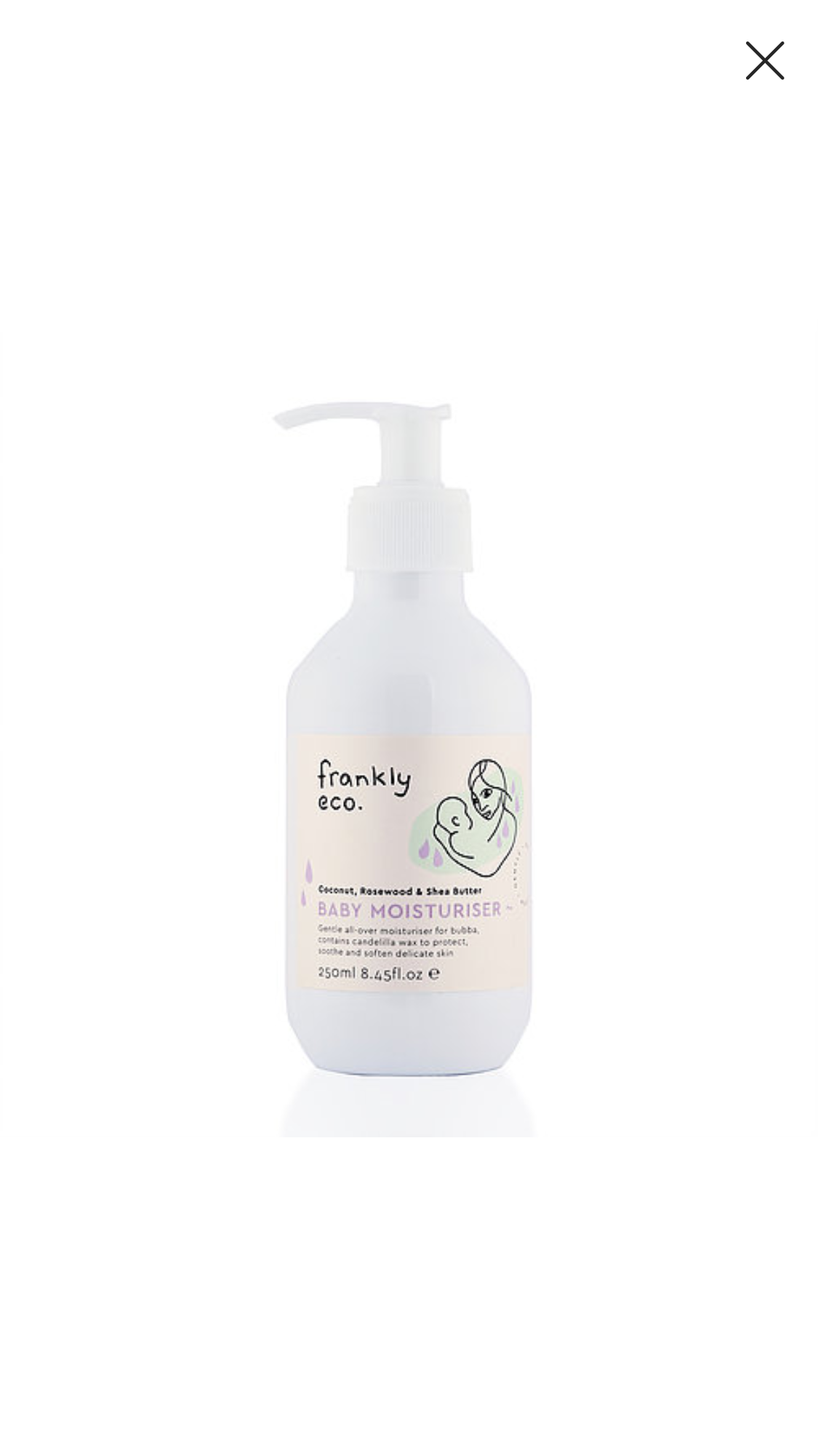 Frankly Eco Baby Moisturiser 250mL $27 each