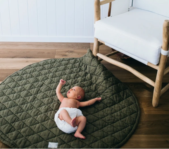 Linen Social Baby Play Mat $142