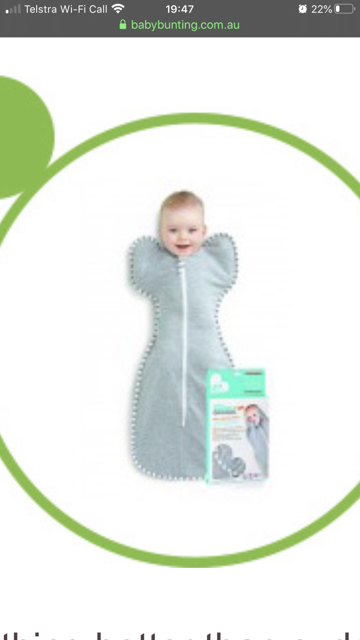 Baby sleep suits or swaddles