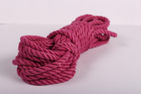 Pink jute rope x 8 metres
