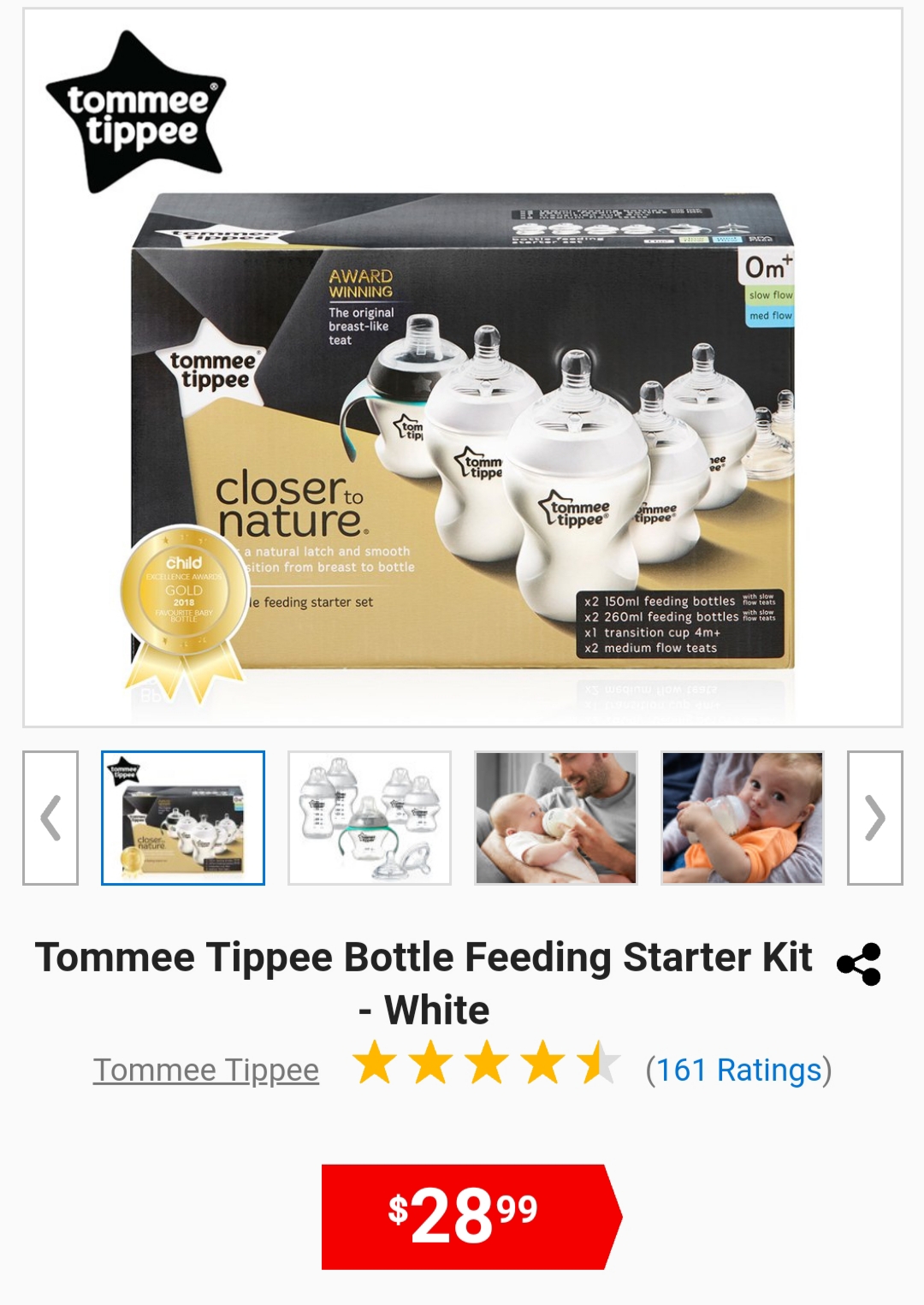Tommee Tippee Bottle Feeding Starter Kit
