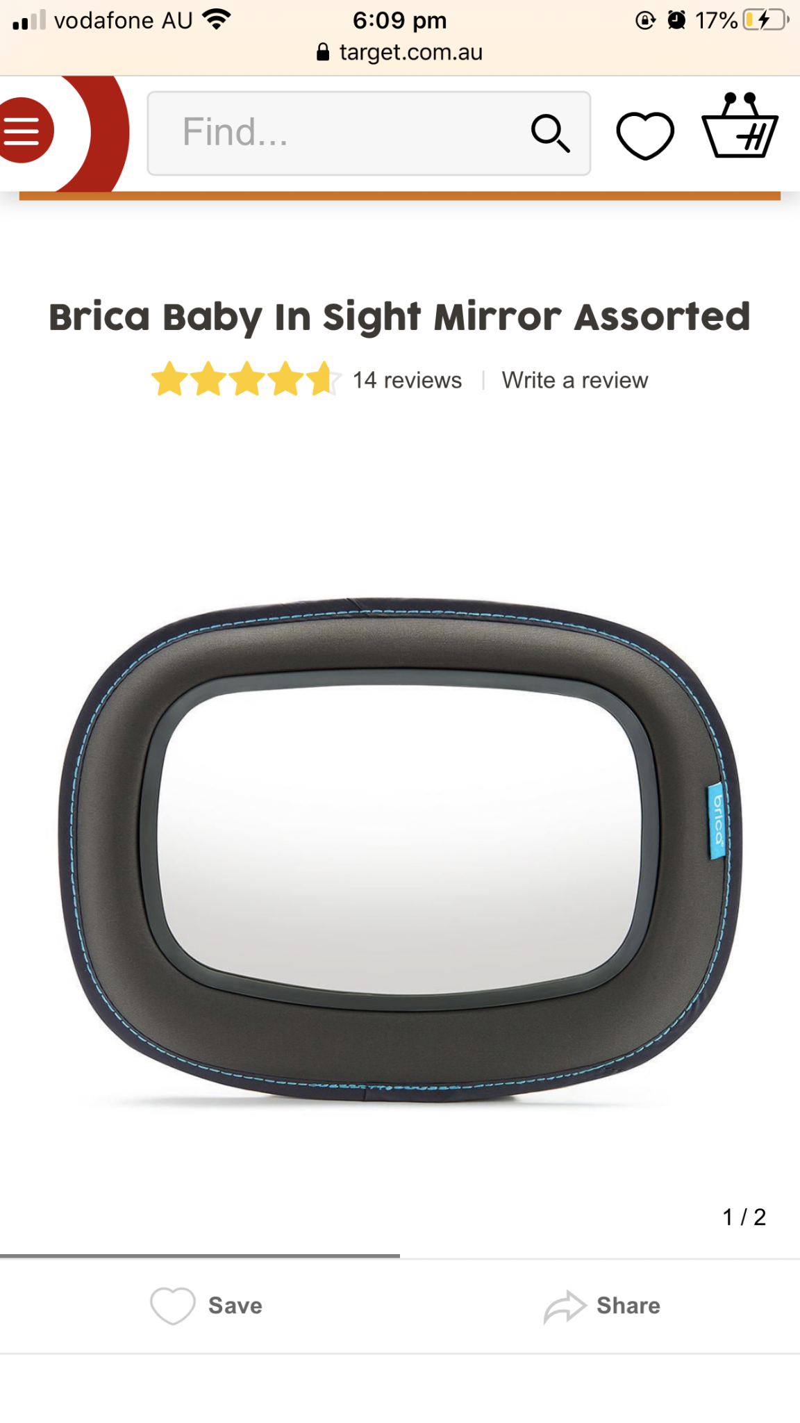 Rear facing mirror