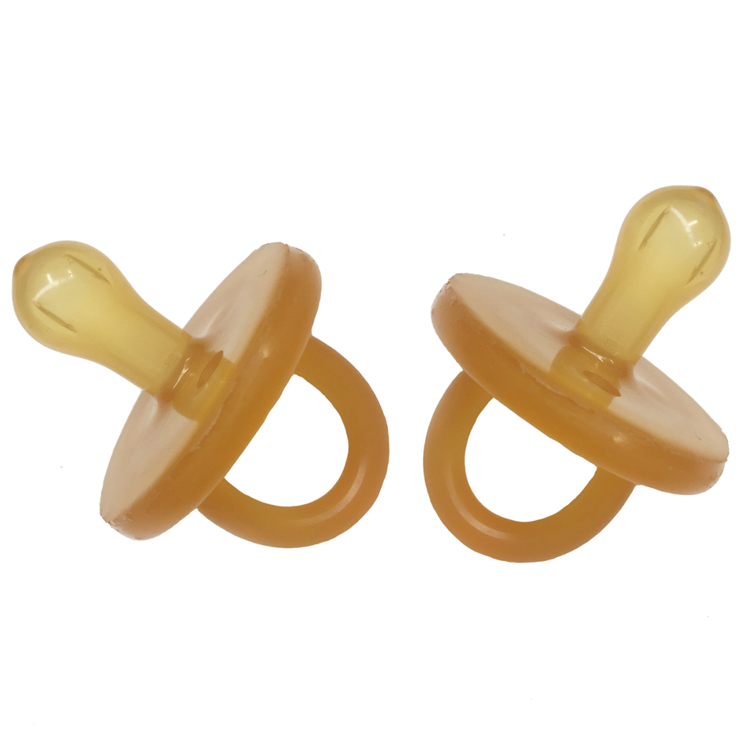 Natural Rubber Soothers 2pk