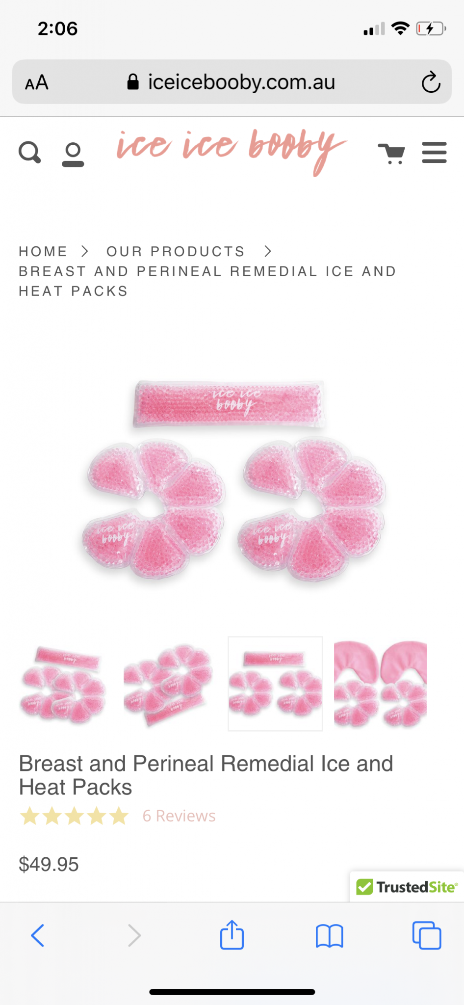 Breast and Perineal Remedial Ice and Heat Packs