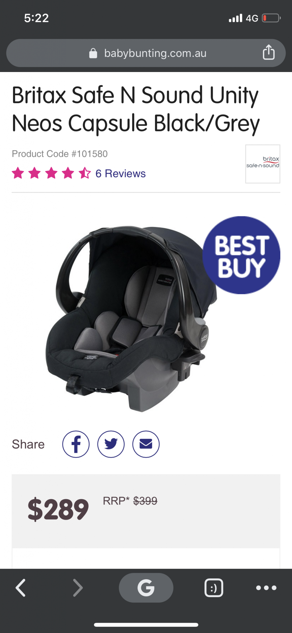 Newborn car seat