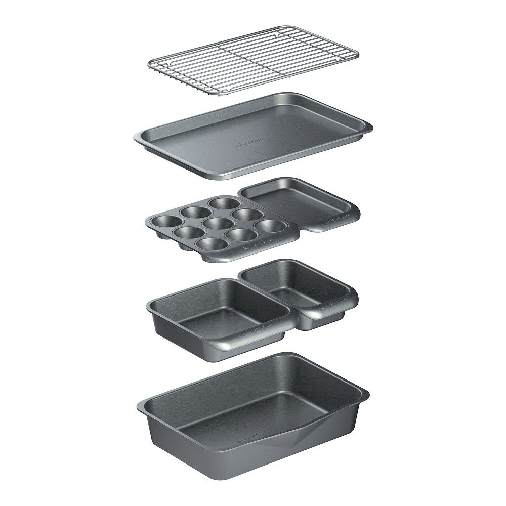 Mastercraft Smart Space Stacking Nonstick Bakeware 7 Piece Set
