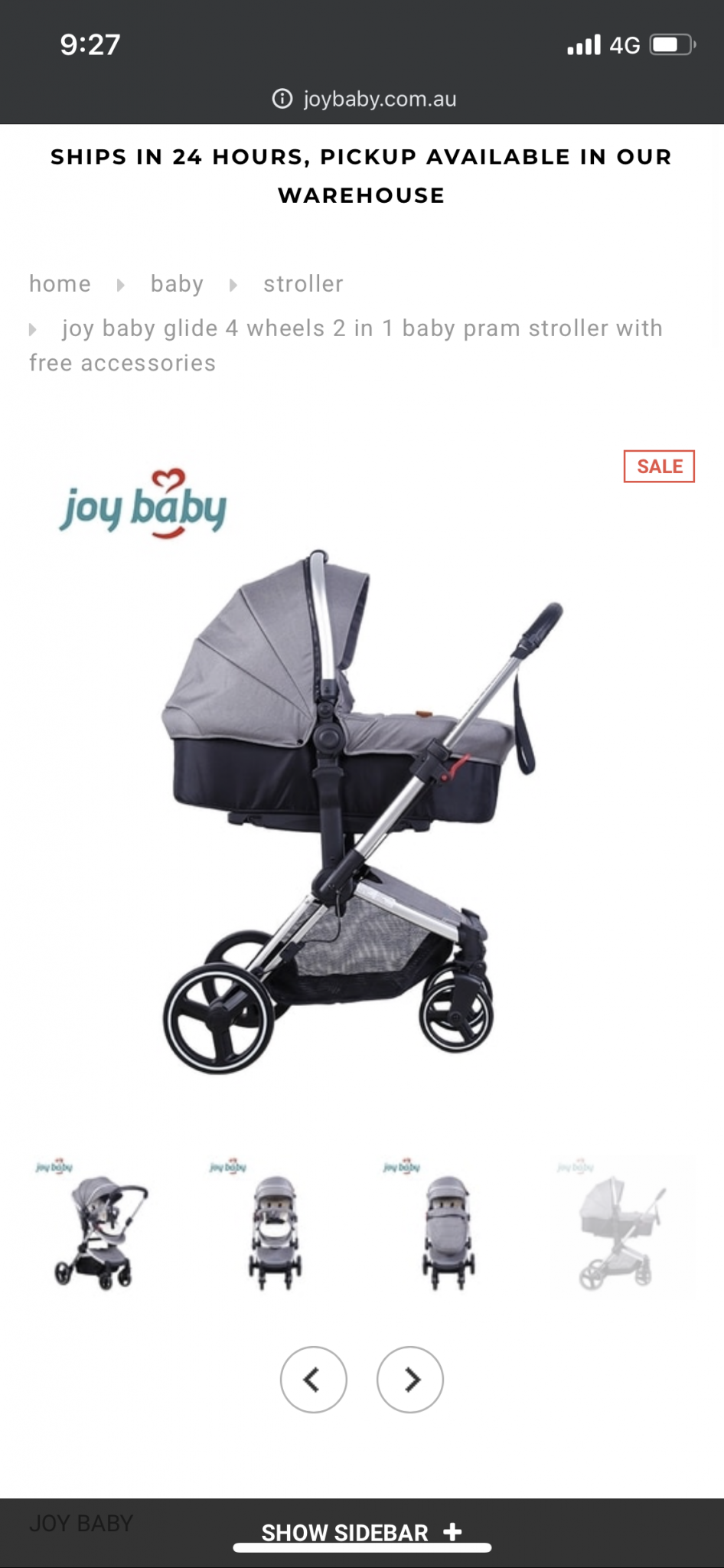 Newborn stroller