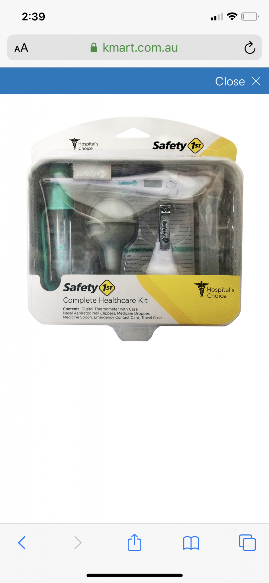 Safety 1st Complete Healthcare Kit